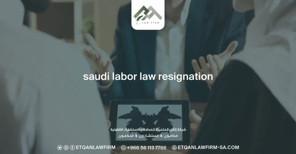 Saudi Labor Law Resignation