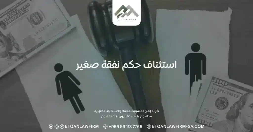 استئناف حكم نفقة الصغير