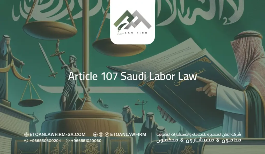A Complete Guide to Article 107 Saudi Labor Law 2 Article 107 Saudi Labor Law