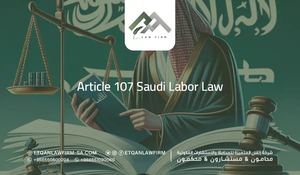 A Complete Guide to Article 107 Saudi Labor Law 3 Article 107 Saudi Labor Law