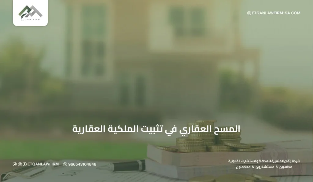 المسح العقاري في السعودية | أهميته وخطواته لتثبيت الملكية 2026 3 الإطار القانوني والأنظمة المنظمة للمسح العقاري