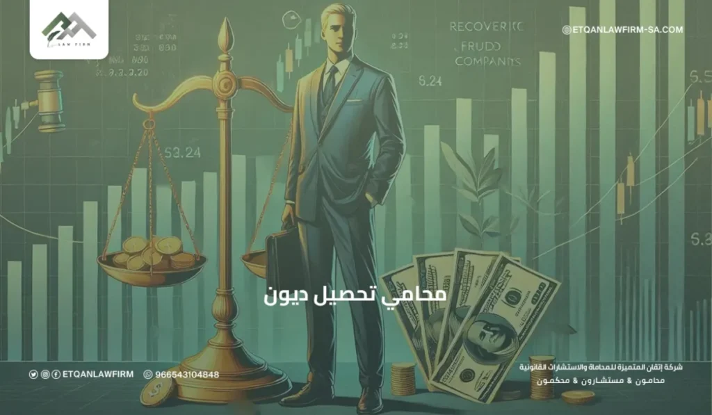محامي تحصيل ديون في السعودية | استرداد الحقوق المالية قانونيًا – إتقان للمحاماة 3 تعريف محامي تحصيل ديون ومهامه