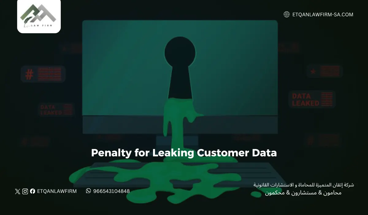 Penalty for Leaking Customer Data in Saudi Arabia 2026 1 Penalty for Leaking Customer Data in Saudi Arabia 2026