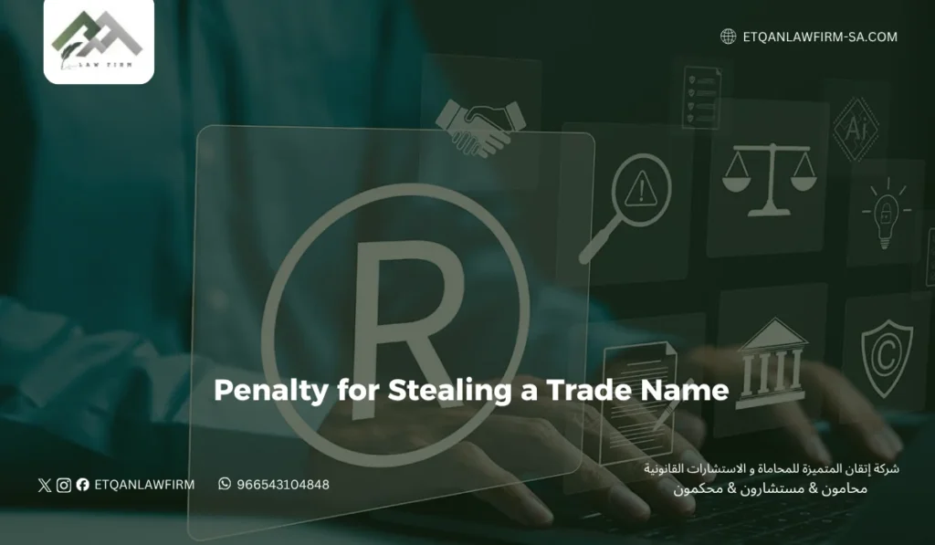 Penalty for Stealing a Trade Name in Saudi Arabia 3 Rights of the Original Trade Name Owner