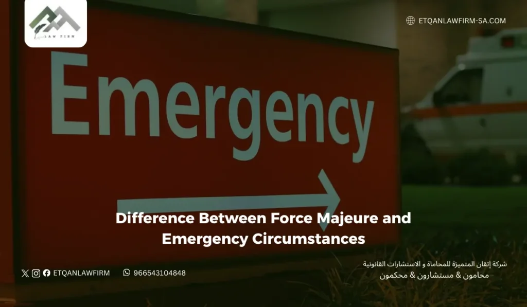 The Difference Between Force Majeure and Emergency Circumstances 2026 2 The Difference Between Force Majeure and Emergency Circumstances