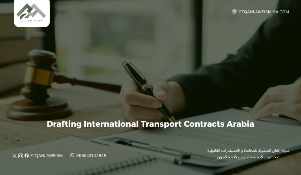 Drafting International Transport Contracts in Saudi Arabia 2 The Importance of Drafting International Transport Contracts Accurately