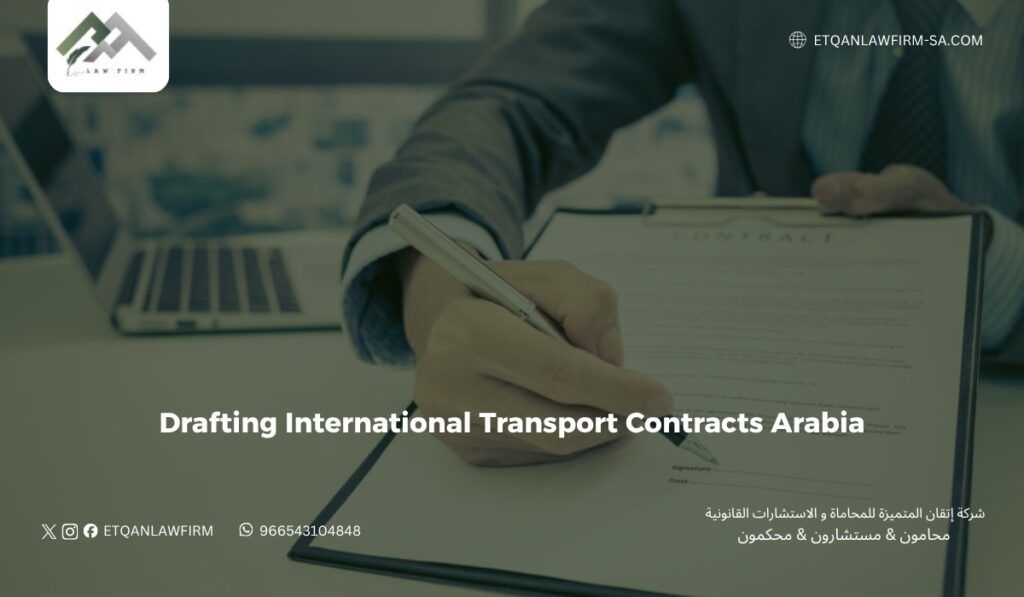 Drafting International Transport Contracts in Saudi Arabia 3 Laws and Conventions Governing International Transport