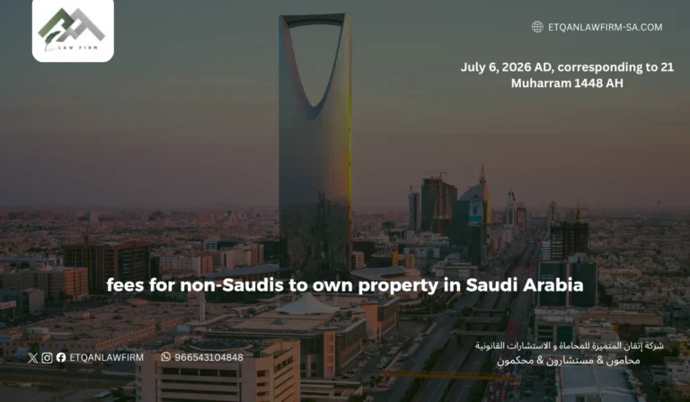 The Official Fees for Non-Saudis to Own Property in Saudi Arabia