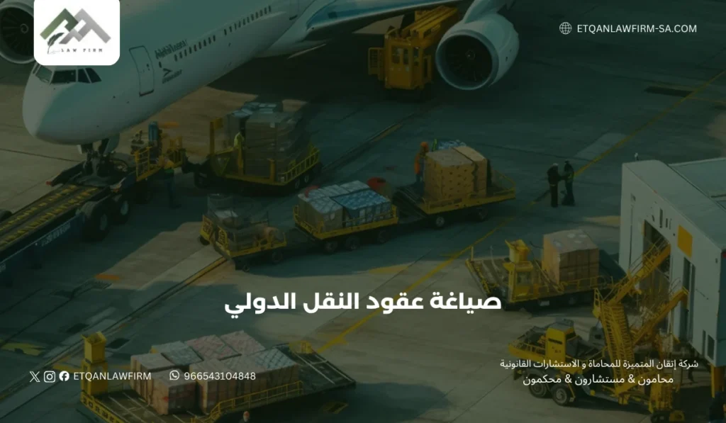 صياغة عقود النقل الدولي في السعودية | شركة إتقان للمحاماة 2 أهمية صياغة عقود النقل الدولي بدقة