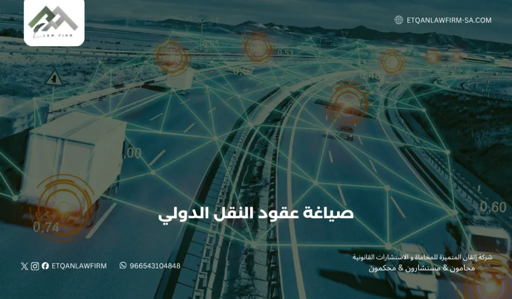 صياغة عقود النقل الدولي في السعودية | شركة إتقان للمحاماة 3 المخاطر القانونية في عقود النقل الدولي