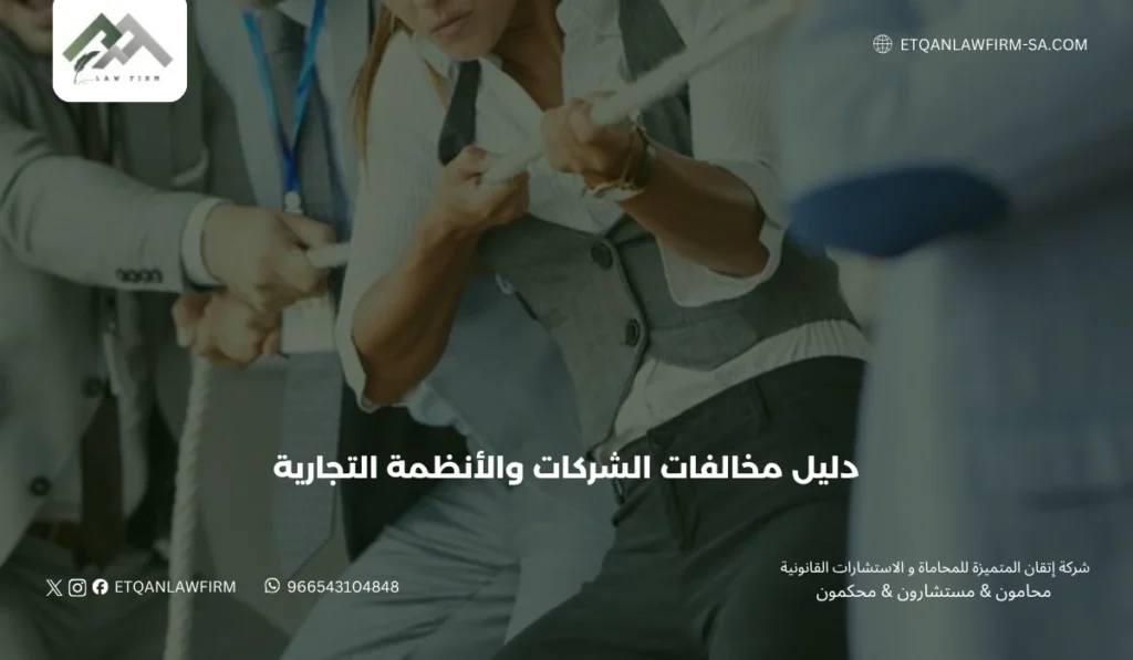 دليل مخالفات الشركات والأنظمة التجارية في السعودية 2026: العقوبات، الحوكمة، والدفاع القانوني 2 ثانيًا: العقوبات المترتبة على مخالفات الشركات
