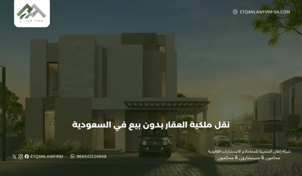 نقل ملكية العقار بدون بيع في السعودية 2026 | الشروط والإجراءات والرسوم 3 رابعًا: التحول الرقمي والأمان القانوني في المعاملات العقارية