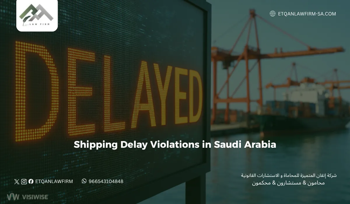 Shipping Delay Violations in Saudi Arabia: Legal Guide by Fares Al-Zahrani 